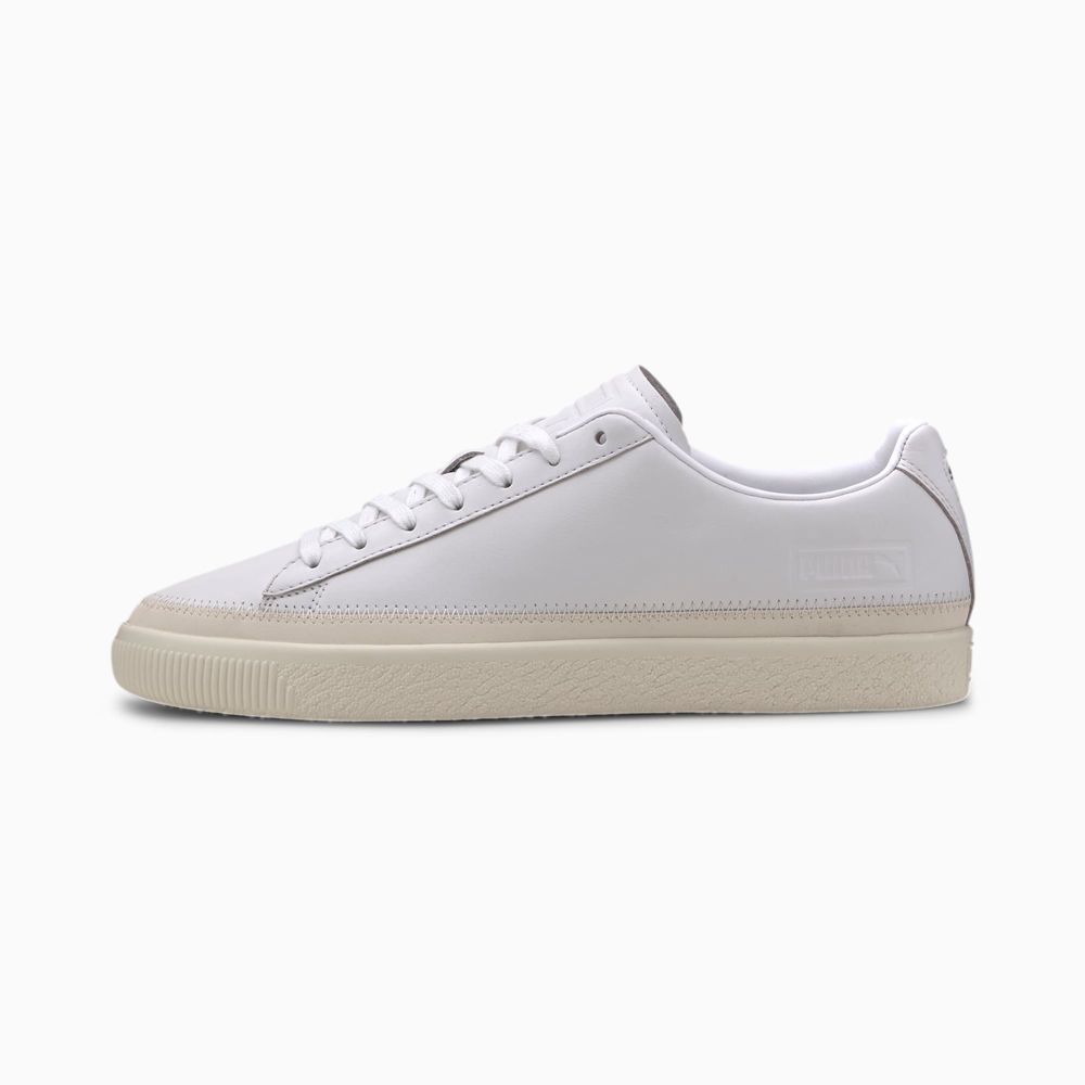 Puma Basket Trim PRM Férfi Sportcipő - Fehér ( Hungary - IXYOZ7026 )